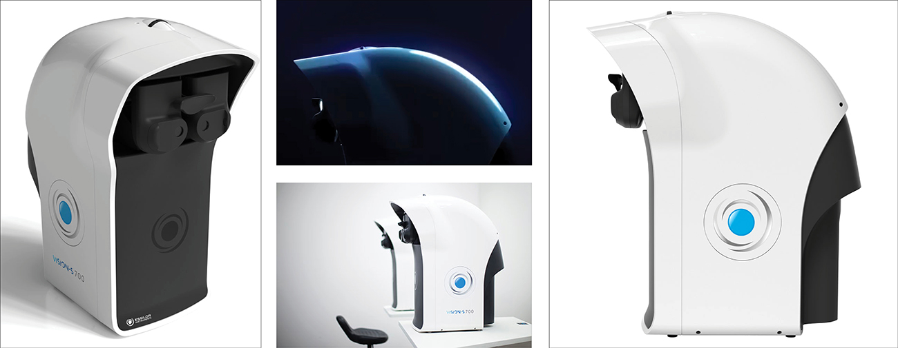 Essilor, Phoropter, console praticien et IHM - Axena Design Univers médical et design digital