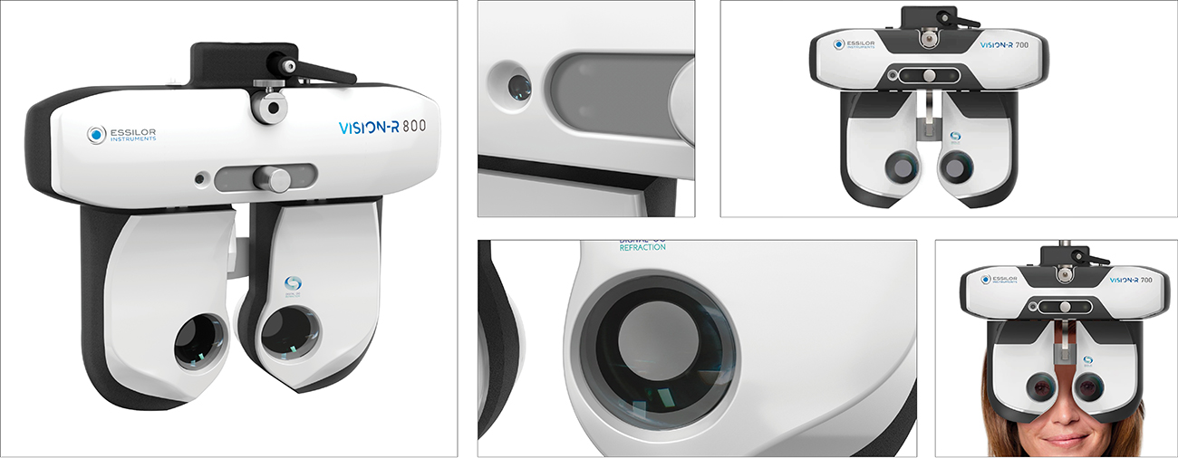 Essilor, Phoropter, console praticien et IHM - Axena Design Univers médical et design digital