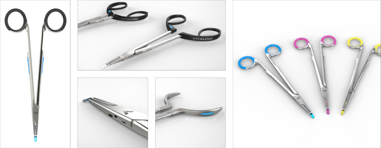 Vitalitec, Applicateur de clips hémostatiques - Axena design univers médical