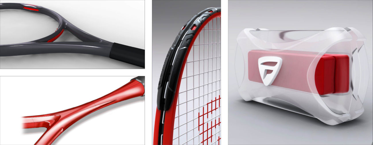 Tecnifibre, Raquettes squash et tennis, Protections de cadre, Plots antivibratoires, Machines à corder - Axena Design Produits grand public