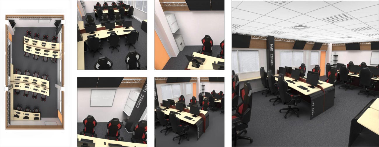 CEA, Ergonomie et aménagement de salles de contrôle, de salles de crise et d’espaces de travail - Axena Design