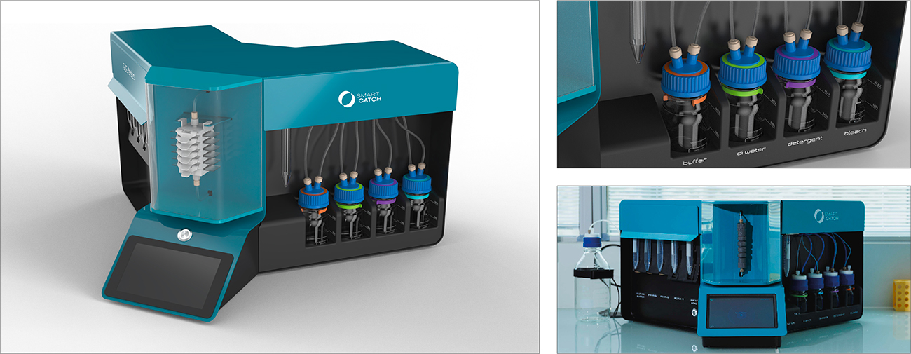 SMARTCATCH X-Tracker, Instrument d'aide au diagnostic du cancer, Design Axena