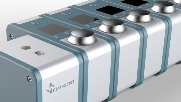 Fluigent, Gammes micro fluidiques, Axena Design Univers médical
