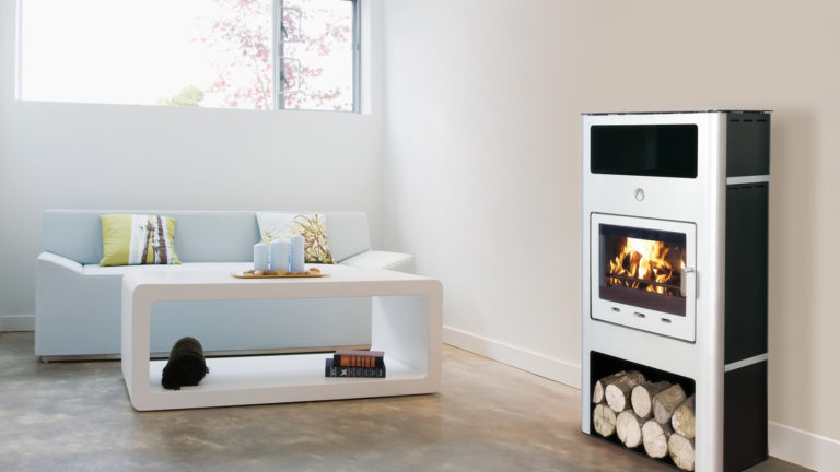 Deville, Gamme de poêles à bois, Habillages de cheminées, Gamme de poêles à granulés - Axena Design Produits grand public