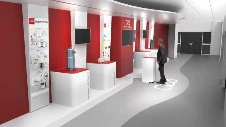 CEA, Création d’un espace d’accueil et de présentation des activités du site - Axena Ergonomie et Design d'espaces