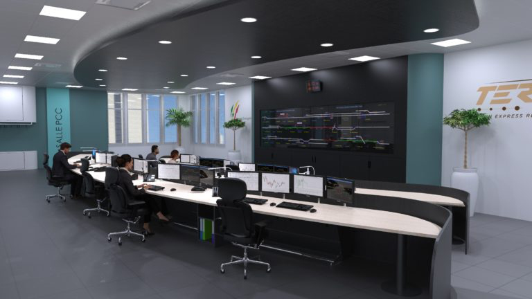 Engie - Ineo, Ergonomie et aménagement du Poste de Contrôle du métro de DAKAR - Axena Ergonomie et Design d'espaces