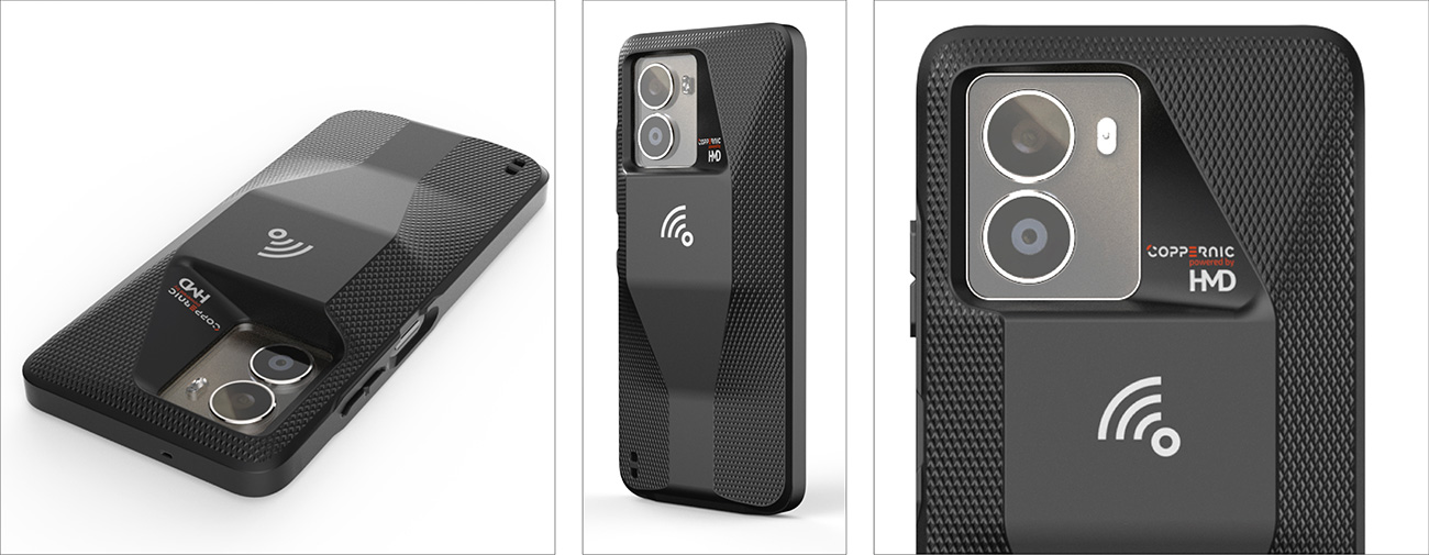 COPPERNIC, Smart Cases pour Terminal Fusion Business Edition d’HMD, Axena Design.