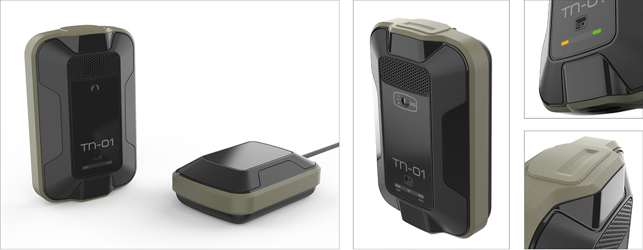 NIGMA, Tracker portable, Module Iridium & Tracker véhicule, Design Axena