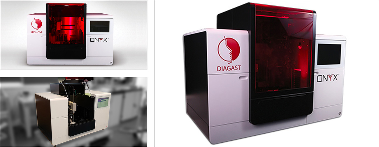 DIAGAST, Automate d’analyses de sang. Design Axena
