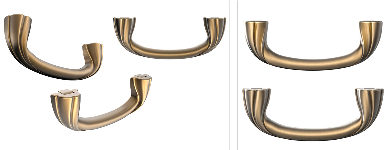 OGF, Gamme de poignées de cercueils bois et corde. Design Axena